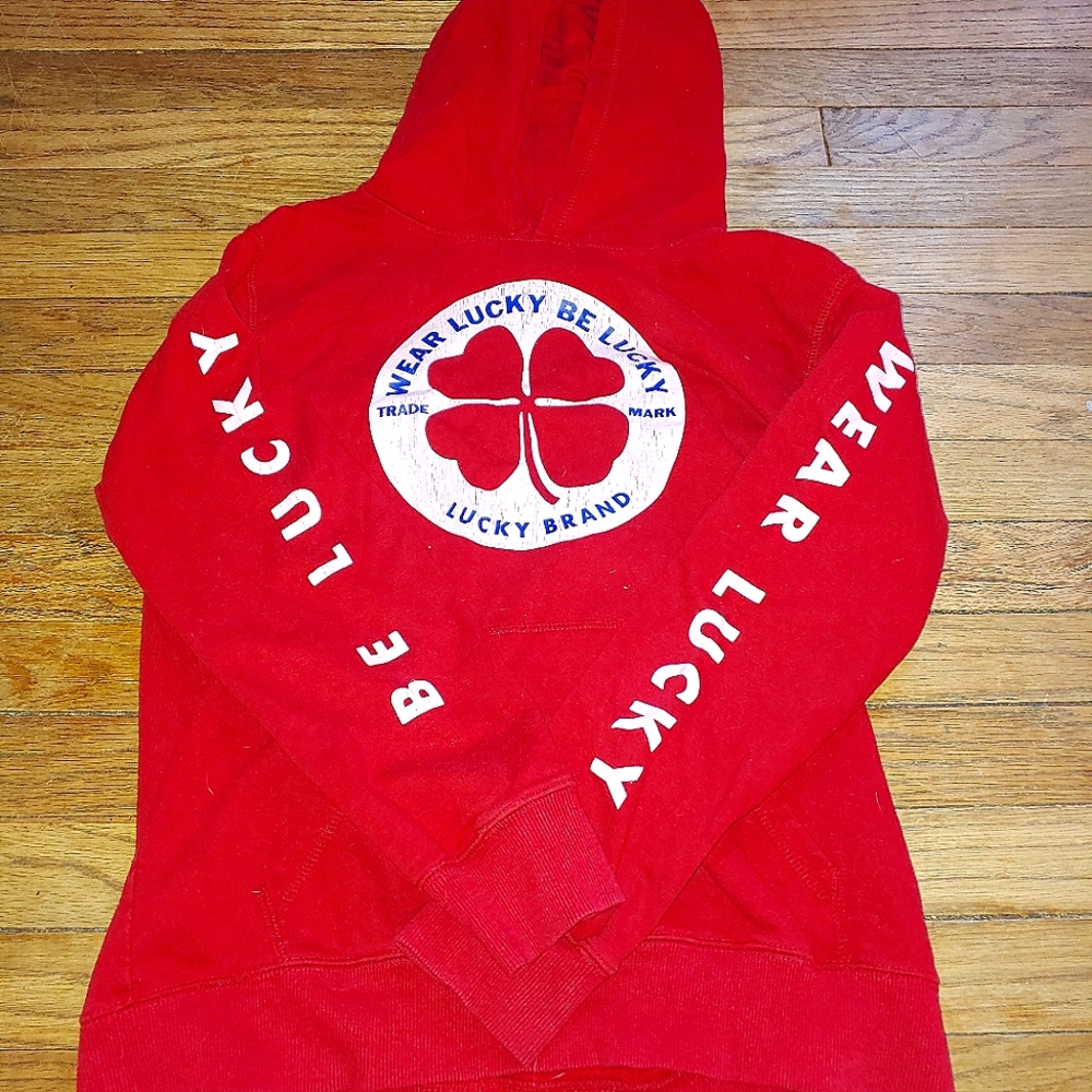 lucky red hoodie
